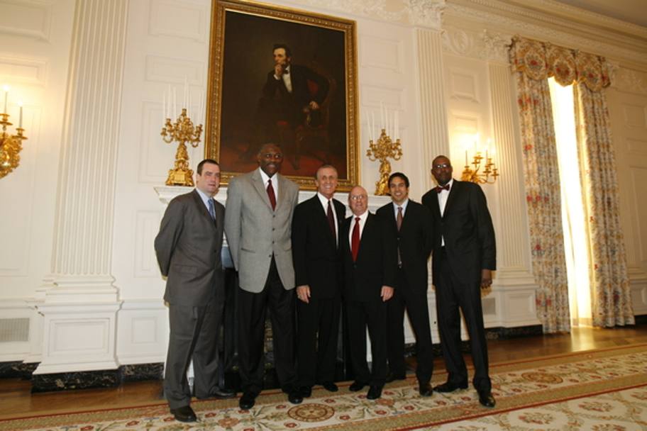 Nuova visita alla Casa Bianca nel febbraio 2007, per festeggiare il titolo vinto l&#39;anno prima con gli Heat